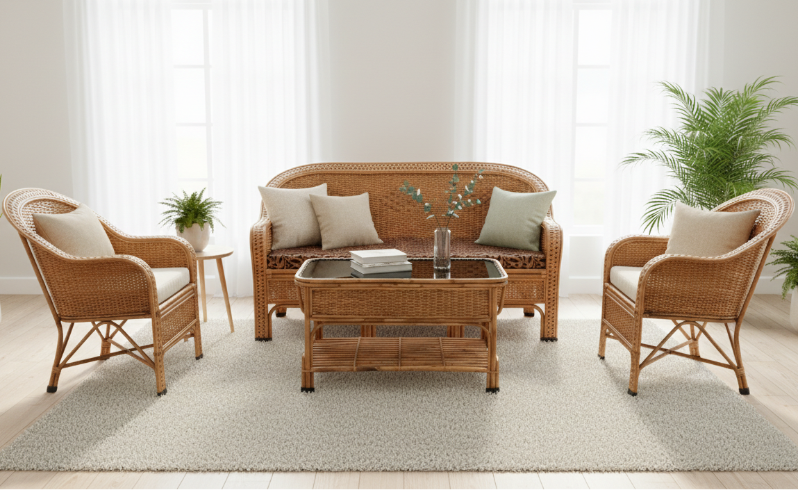 The Haven Solid Weave Rattan Collection