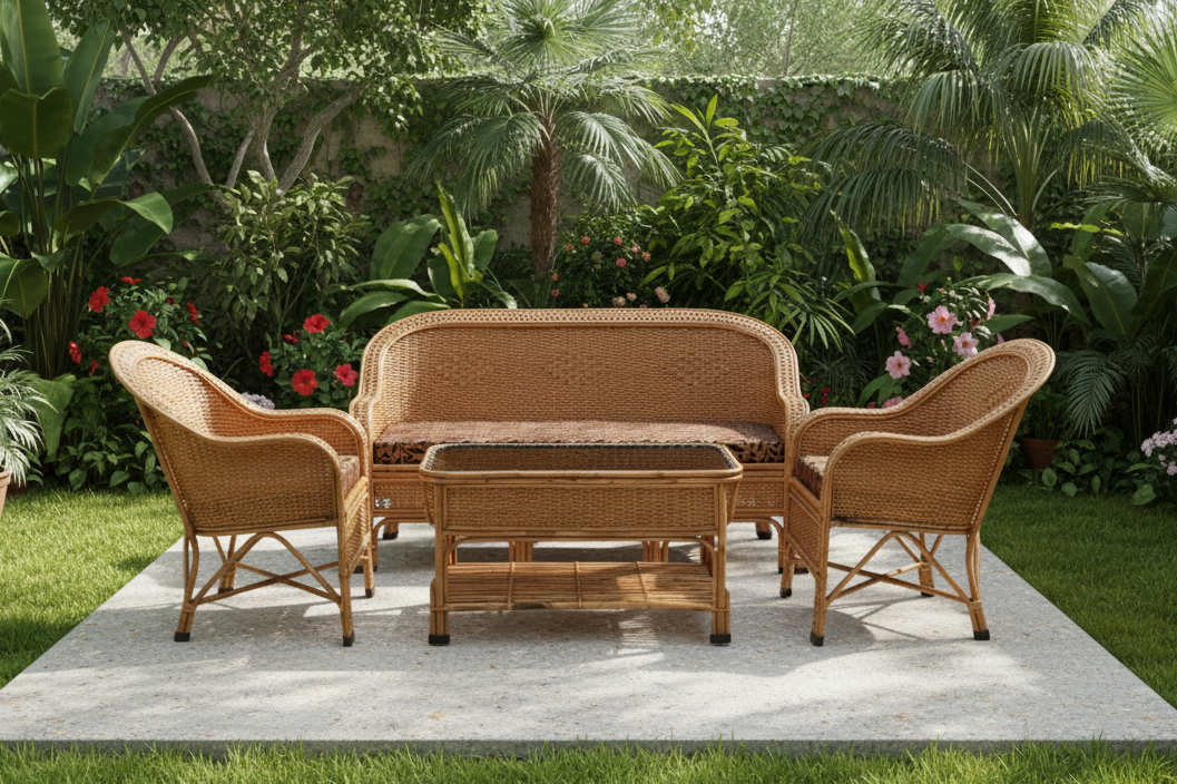 The Haven Solid Weave Rattan Collection