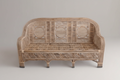 The Medallion Weave Rattan couch
