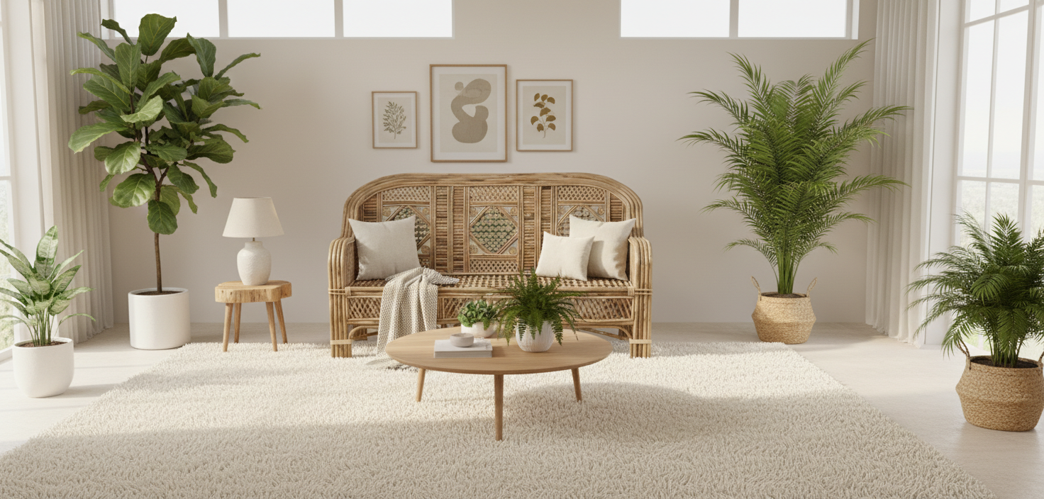 The Artisan Geometric Cane Couch