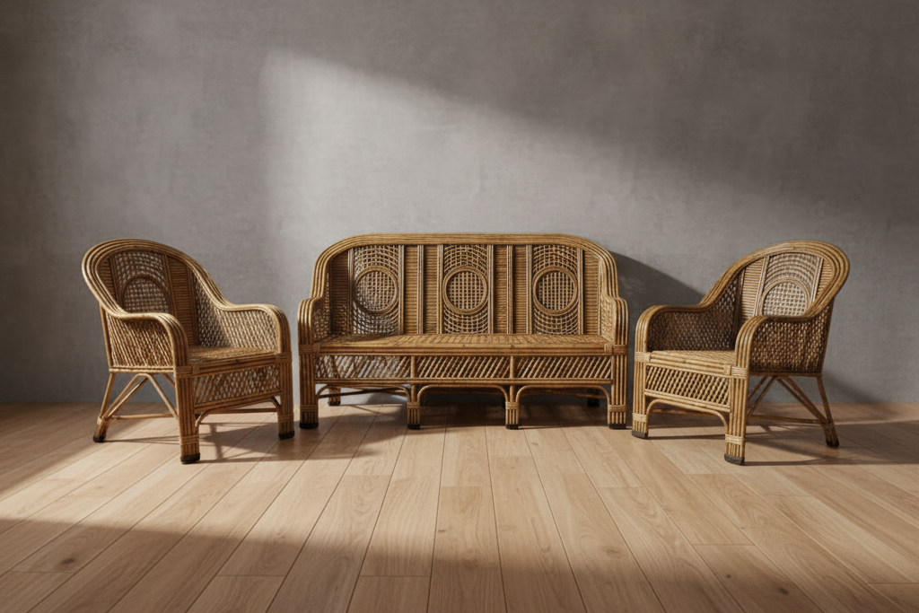 The Stately Pillar Rattan Collection