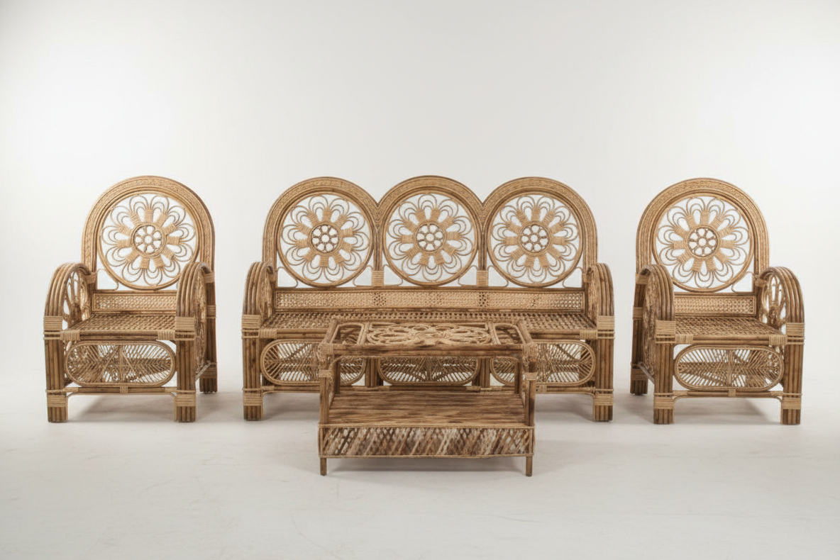 Aura Circular Cane Living Group