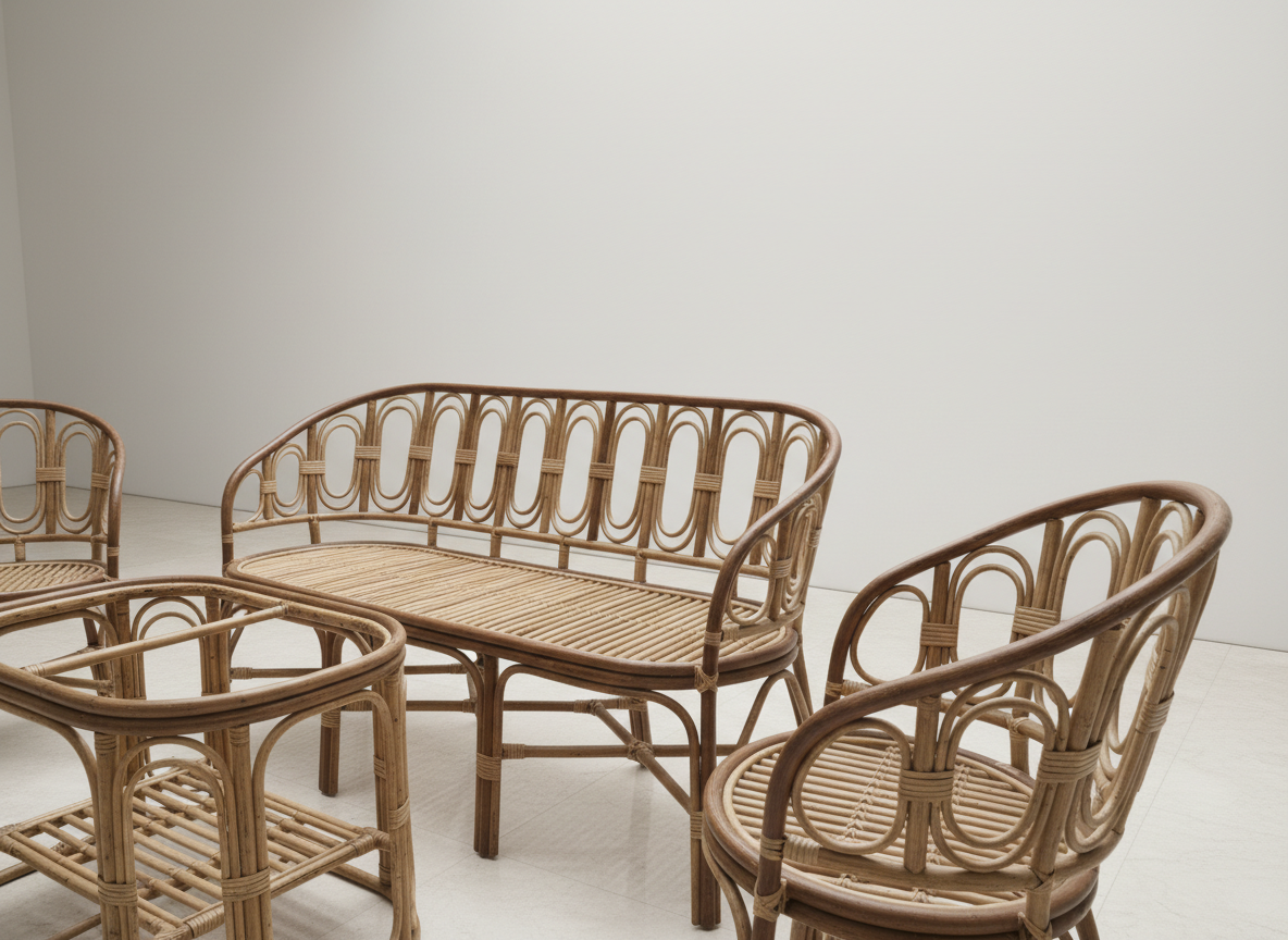 The Orbit Minimalist Wicker Lounge