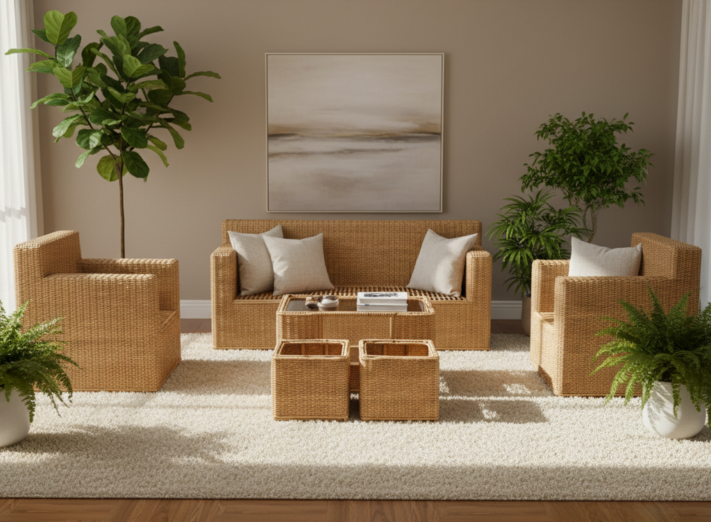 The Zen Block Handcrafted Cane Suite