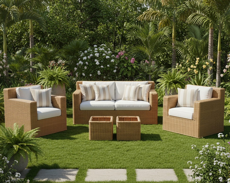 The Zen Block Handcrafted Cane Suite