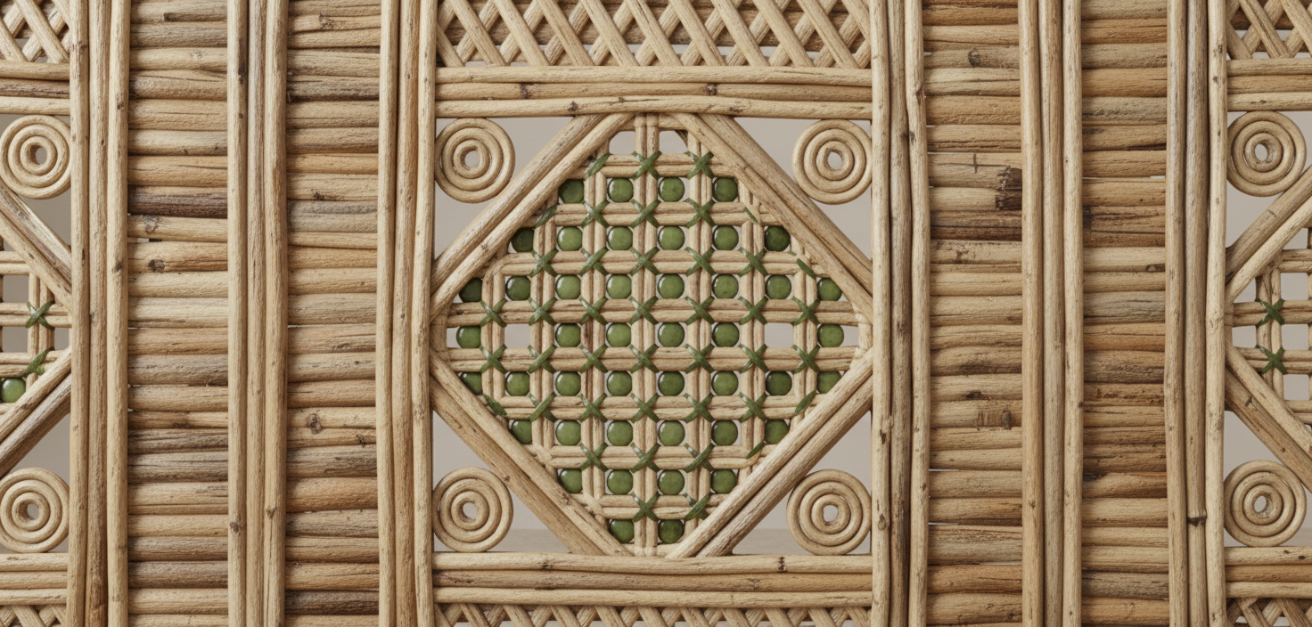 The Artisan Geometric Cane Couch
