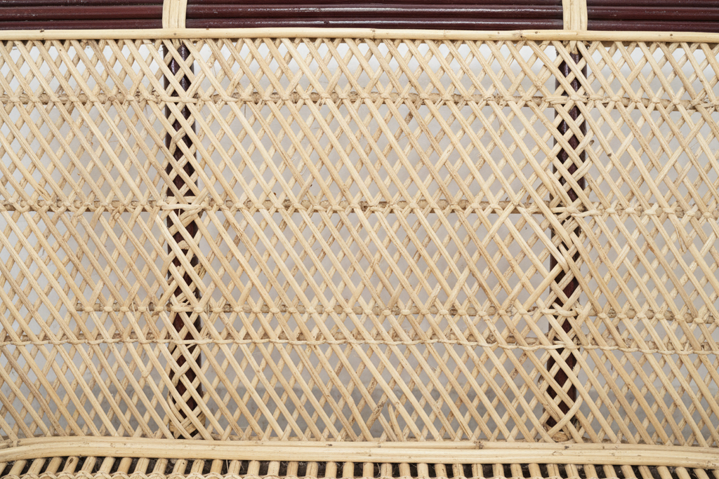 The Mahogany Edge Wicker Lounge Set