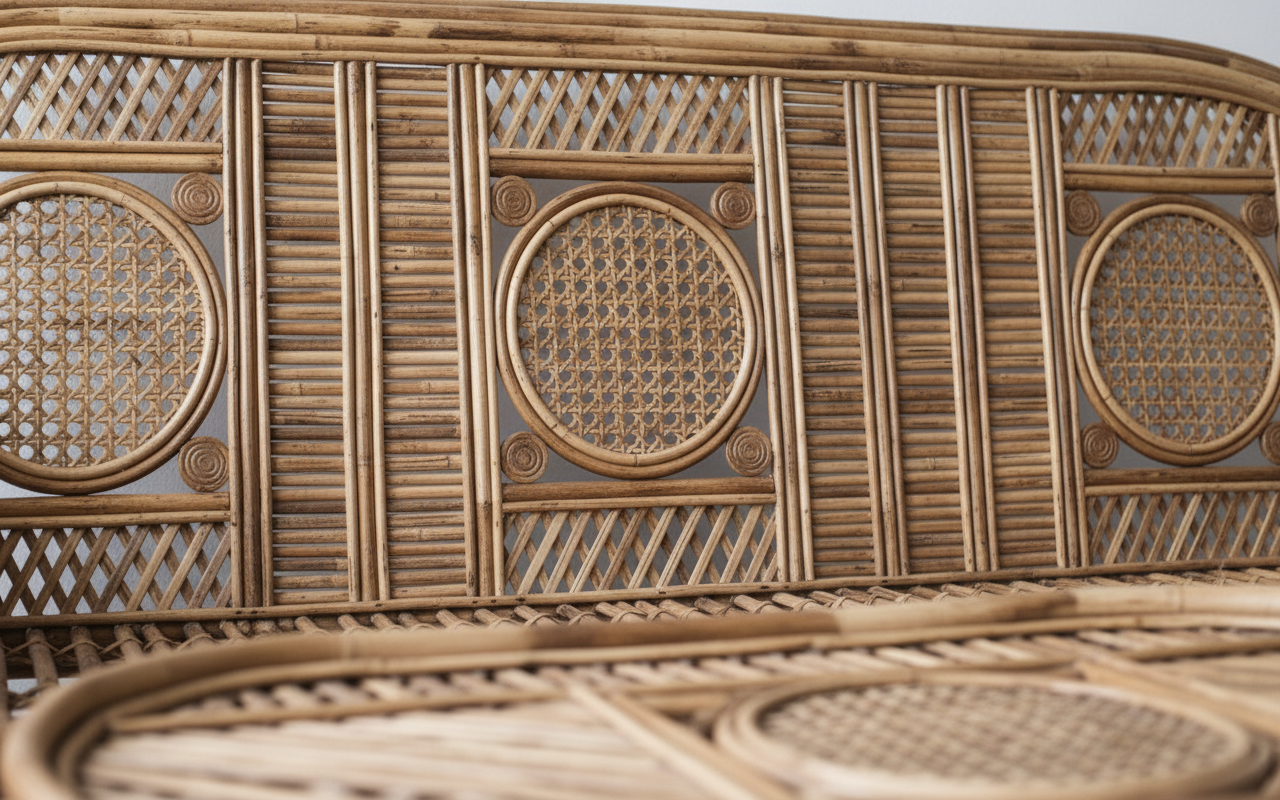 The Heritage Circle-Back Wicker Lounge