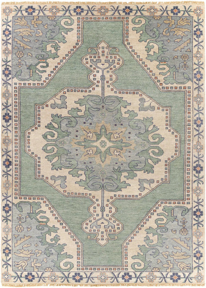 Designer Contemporary Handmade Oushak Wool Area Rug