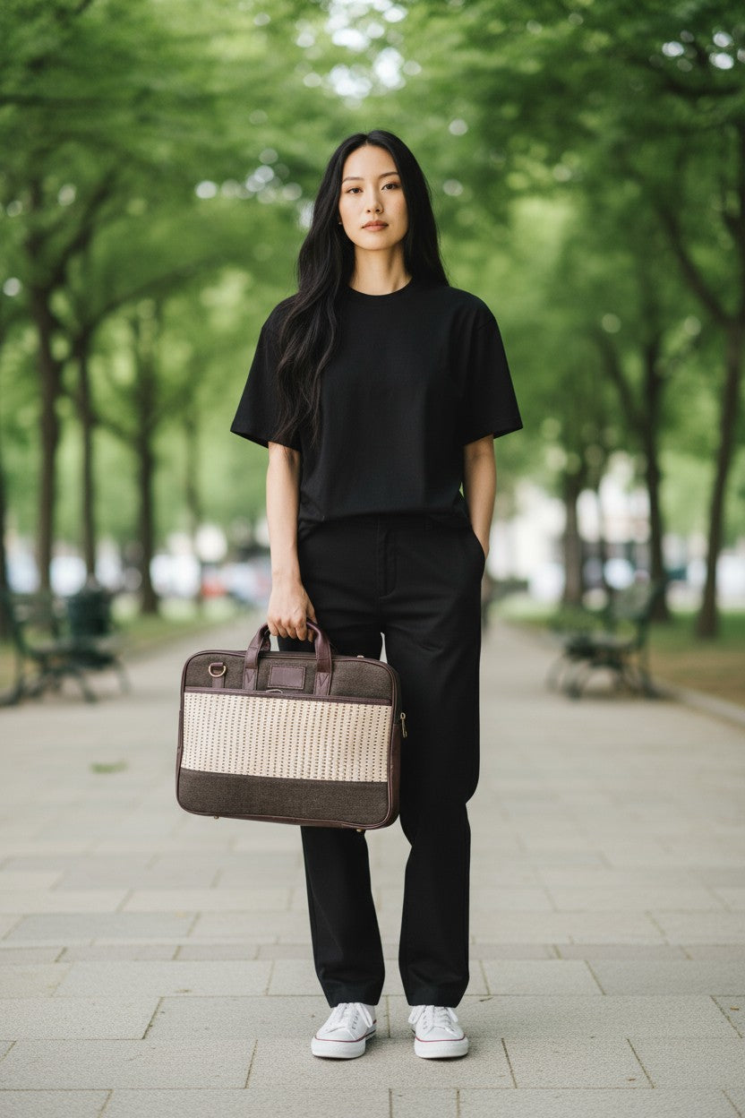 Premium Jute Laptop Bag – A Work Companion That Matches Your Lifestyle