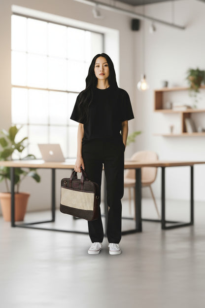 Premium Jute Laptop Bag – A Work Companion That Matches Your Lifestyle