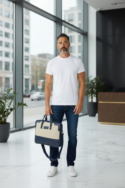 Eco-Friendly Jute Laptop Bag - Sustainable Protection for Your Tech