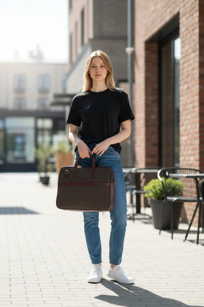Premium Jute Laptop Bag – A Work Companion That Matches Your Lifestyle