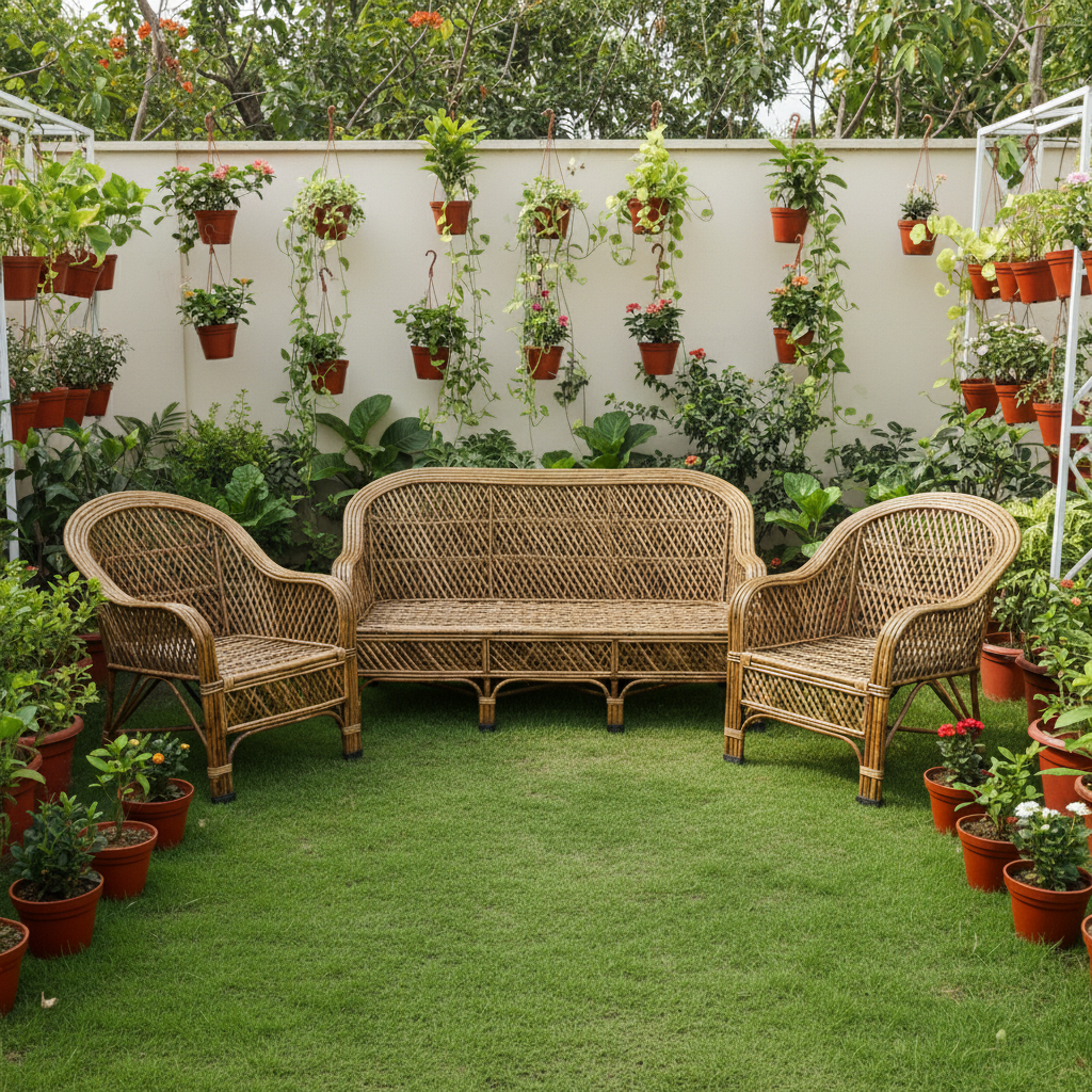 The Harlequin Contrast Rattan Collection