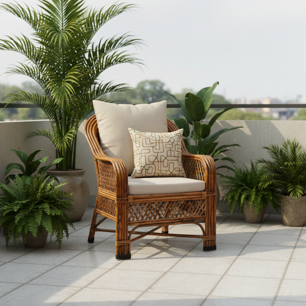 The Vintage Arch Cane Club Chair