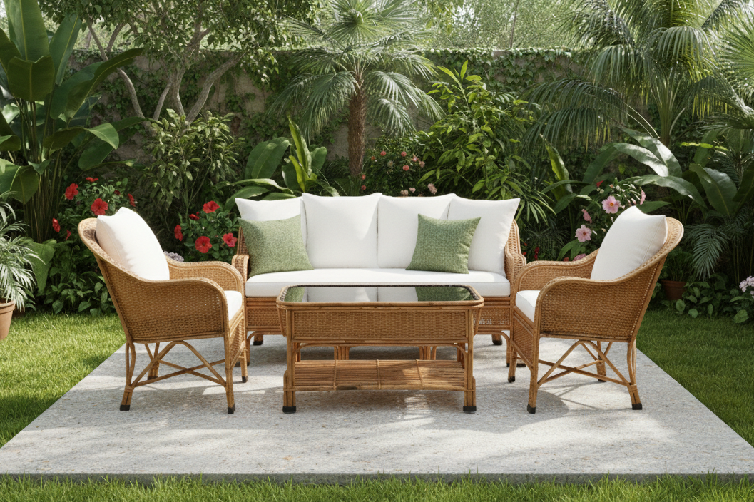 The Haven Solid Weave Rattan Collection
