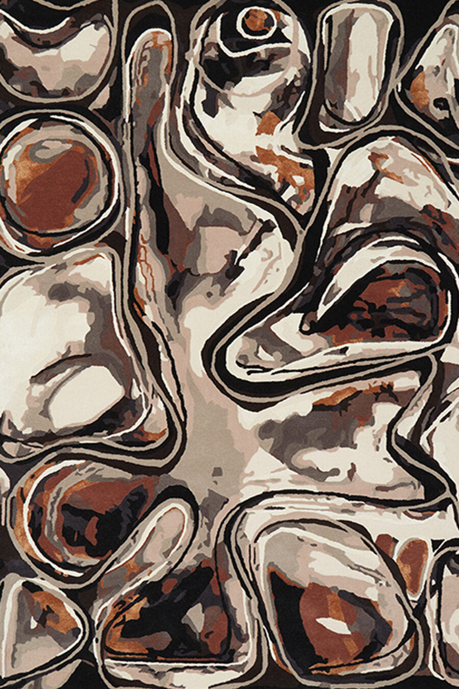 Desert Beat Abstract Pattern Premium Design Hand-Tufted Rug-bisha-rugs