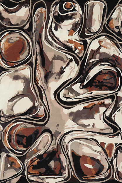 Desert Beat Abstract Pattern Premium Design Hand-Tufted Rug-bisha-rugs