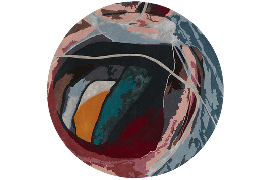 Nocturn Premium Design Hand-Tufted Round Rug-bisha-rugs