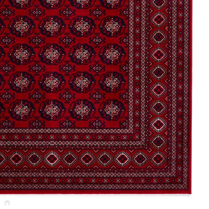 Traditional Hand Knotted Super-Soft Persian Red Rug