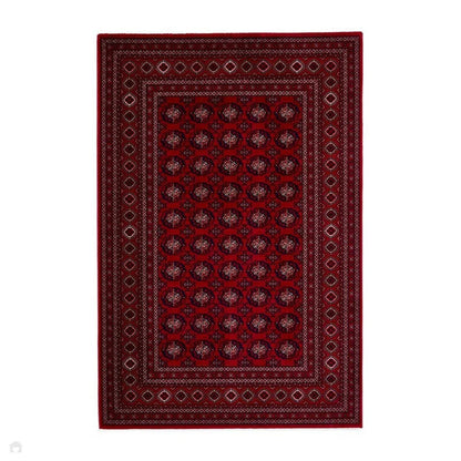 Traditional Hand Knotted Super-Soft Persian Red Rug