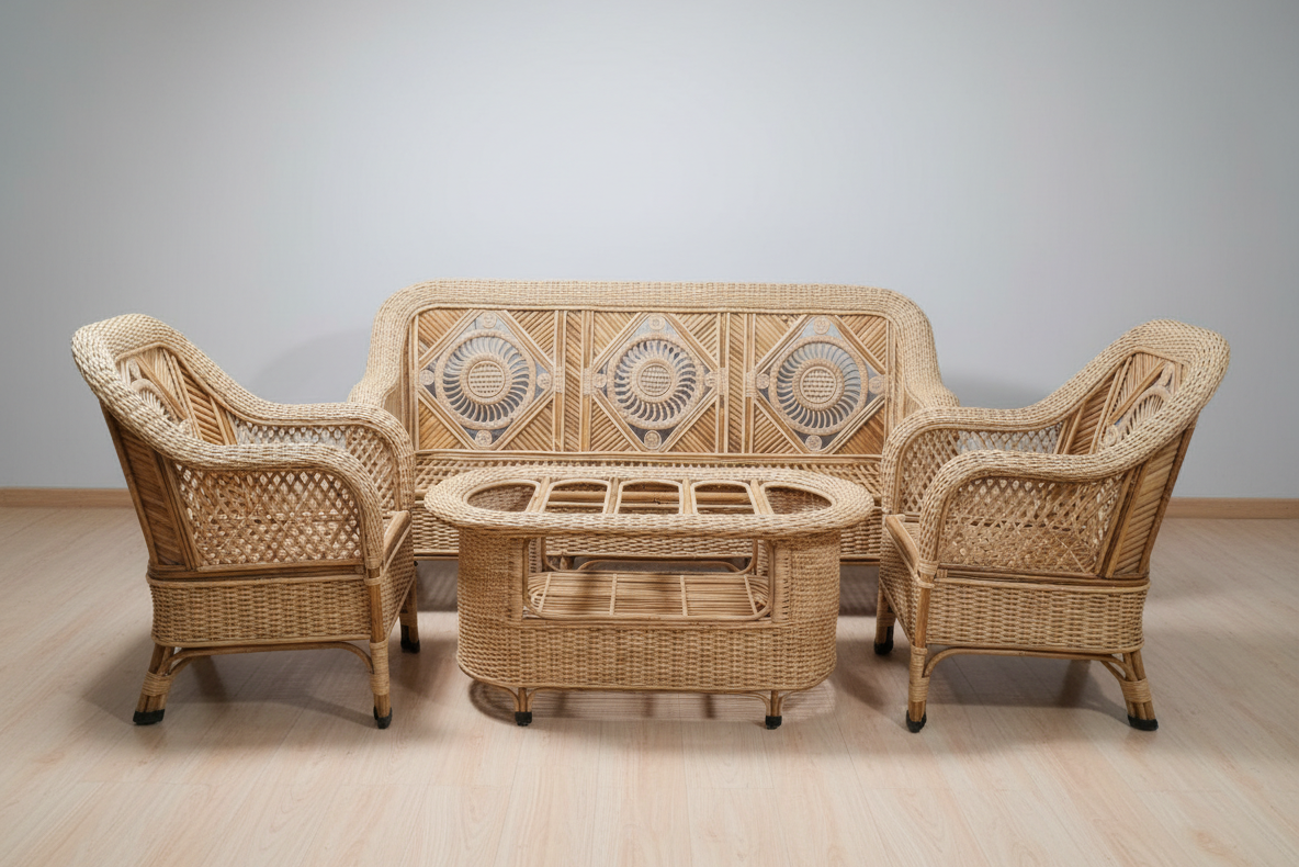 The Imperial Pinwheel Handcrafted Cane Suite