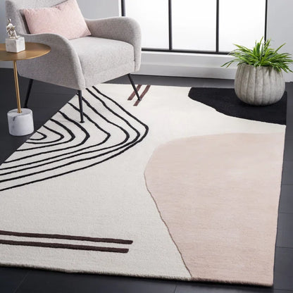 Light Peech Modern Design Area Rug