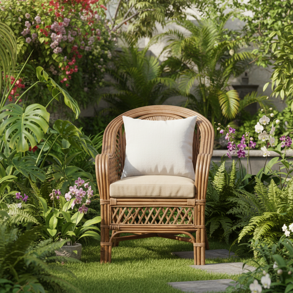 Indic Artisan Loomed Accent Chair