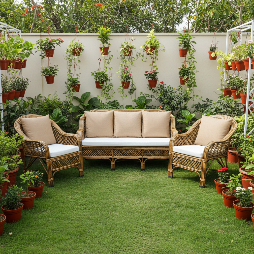 The Harlequin Contrast Rattan Collection