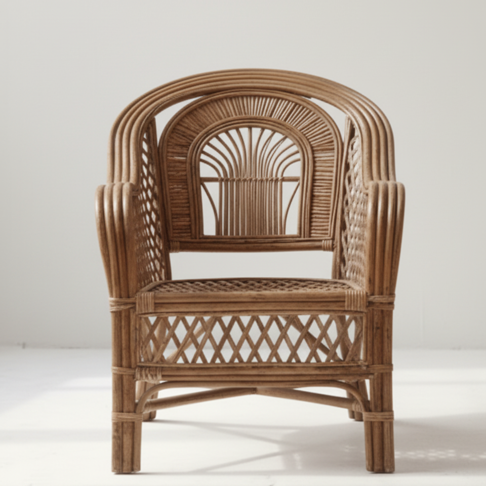 Indic Artisan Loomed Accent Chair
