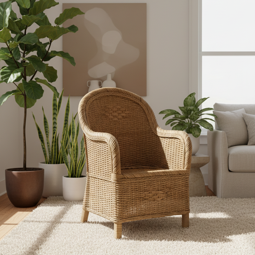 The Coromandel Cane Lounge
