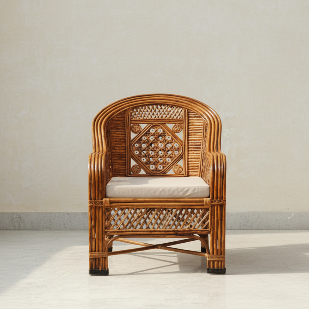 The Vintage Arch Cane Club Chair