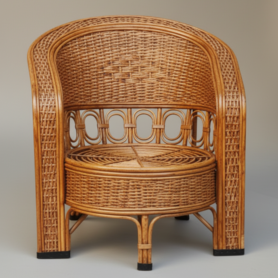 The Bombay Handcrafted Lattice Chair
