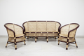 The Mahogany Edge Wicker Lounge Set