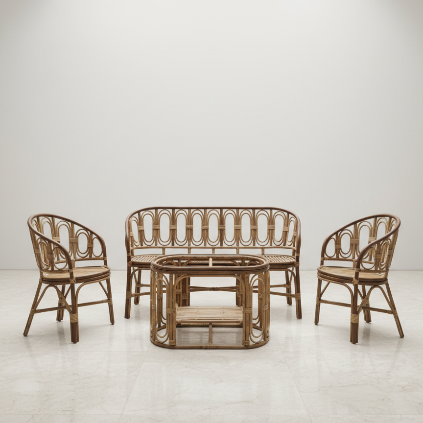 The Orbit Minimalist Wicker Lounge