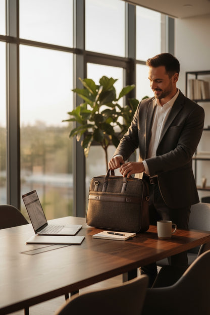 Premium Jute Laptop Bag – A Work Companion That Matches Your Lifestyle