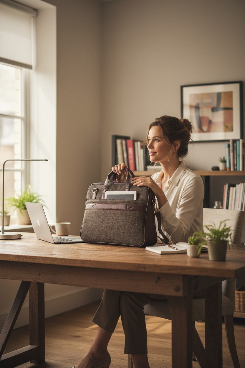 Premium Jute Laptop Bag – A Work Companion That Matches Your Lifestyle