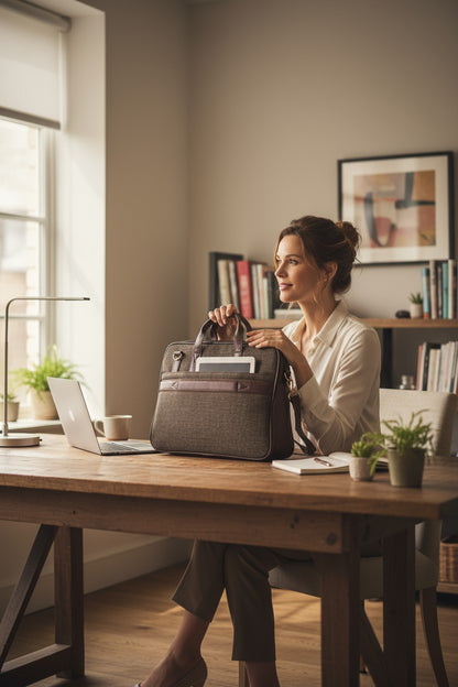 Premium Jute Laptop Bag – A Work Companion That Matches Your Lifestyle