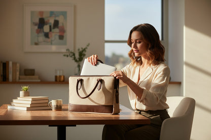 Stylish Jute Laptop Bag – For Office Days, Coffee Dates & Weekend Getaways