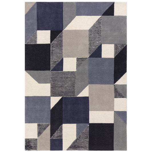 Matrix Memphis  Geometric Design Rug -Bisha Rugs