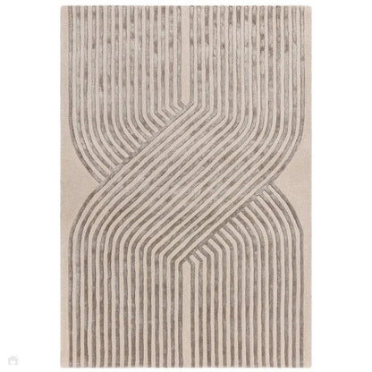 Solsitice Modern Geometric Hand-Tufted Rug -Bisha Rugs