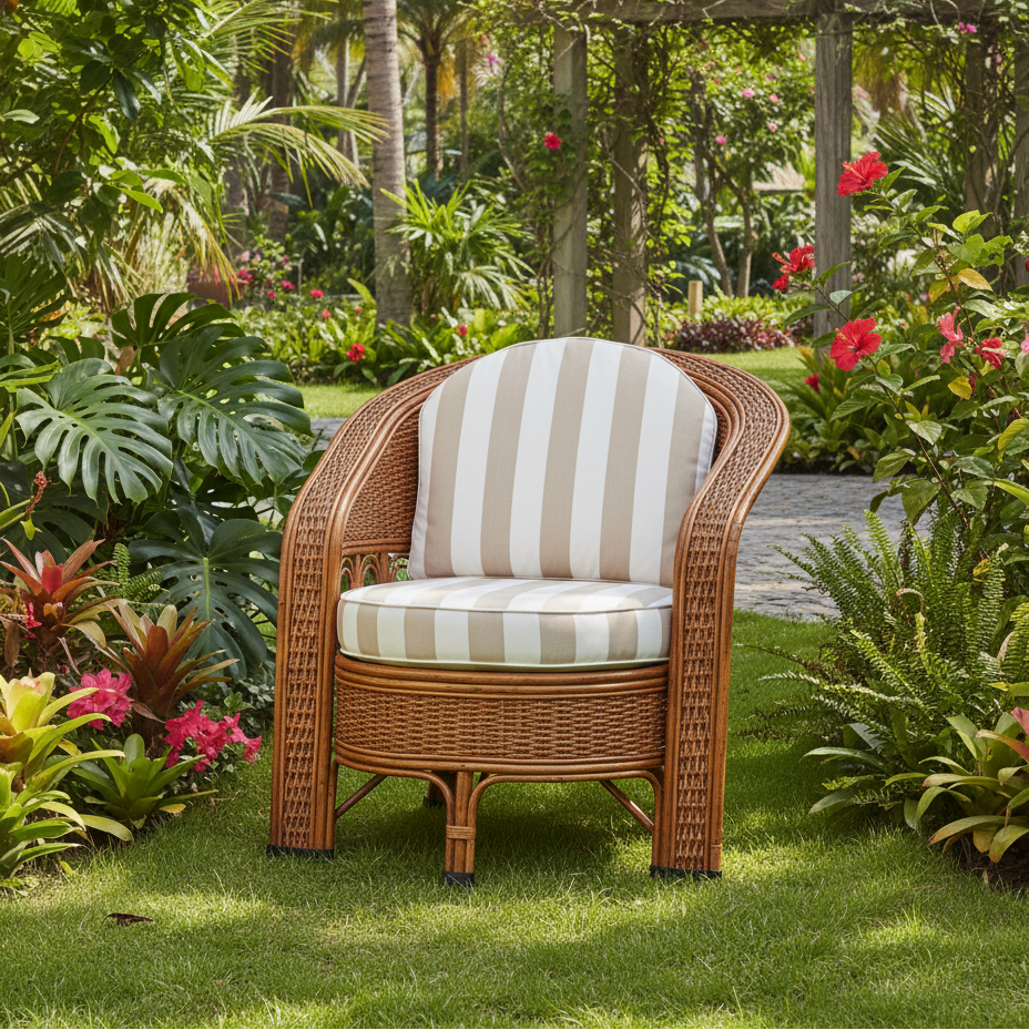 The Bombay Handcrafted Lattice Chair