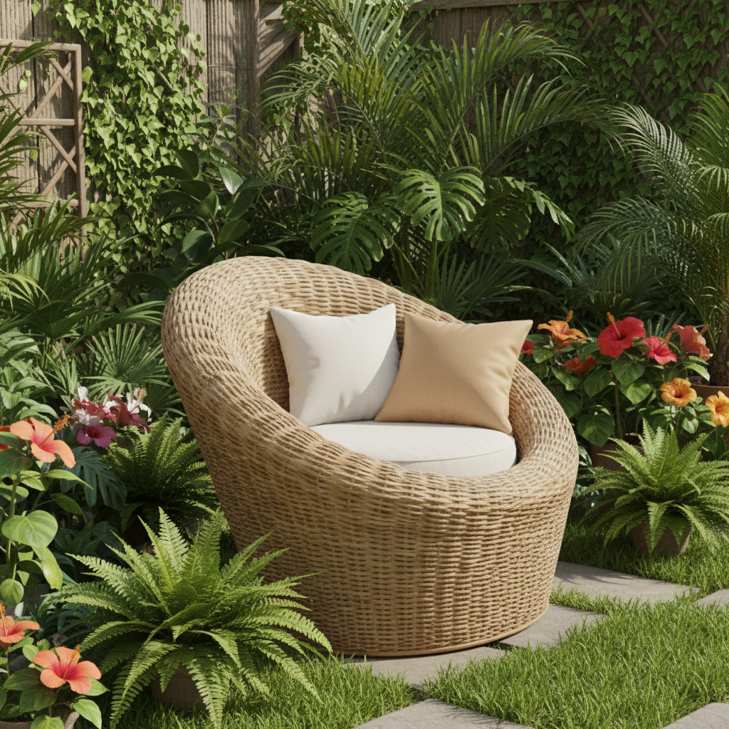 The Continuous Weave Barrel Chair