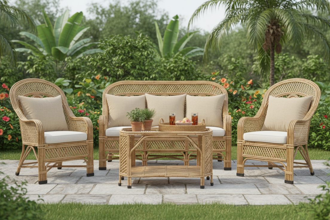 The Royal Lattice Handcrafted Lounge Set