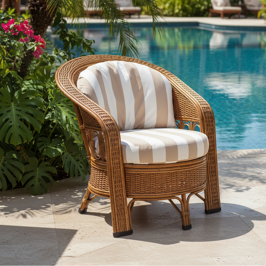 The Bombay Handcrafted Lattice Chair