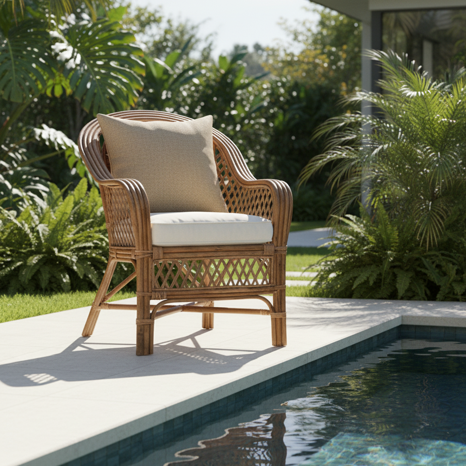 Indic Artisan Loomed Accent Chair