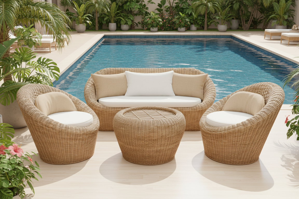 The Oasis Contour Modern Cane Set