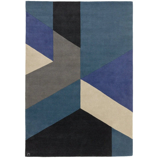 Geo Modern Geometric Hand-Tufted Area Rug -Bisha Rugs