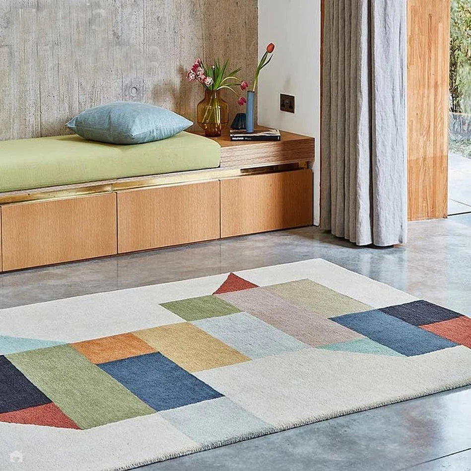 Modern Geometric Hand-Tufted Rug -Bisha Rugs