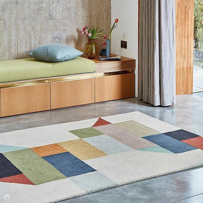 Modern Geometric Hand-Tufted Rug -Bisha Rugs